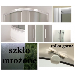 Kabina prysznicowa Sigma chinchila 80x80x162 Metalhurt z brodzikiem Diper I i syfonem
